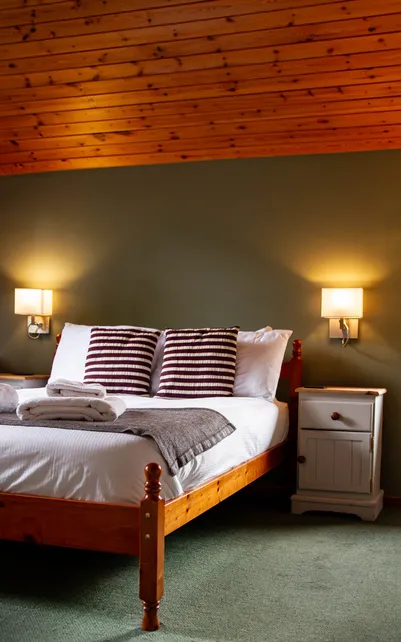 Lodge interior bedroom